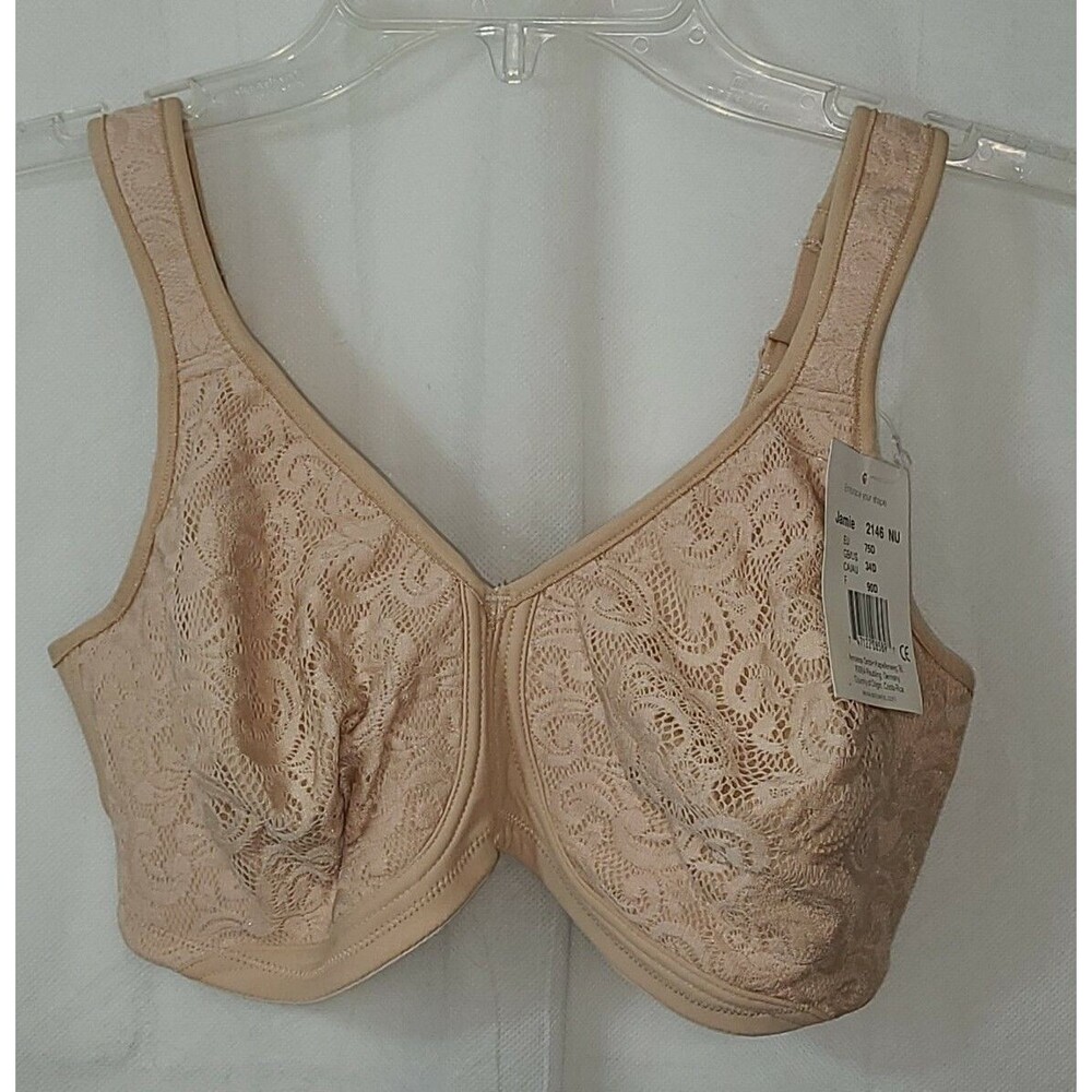 Amoena Mastectomy Bra 34D #2146 nude New
